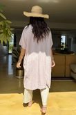 Made in Italy Milo Cotton Slouch Sac Dress Rosewater